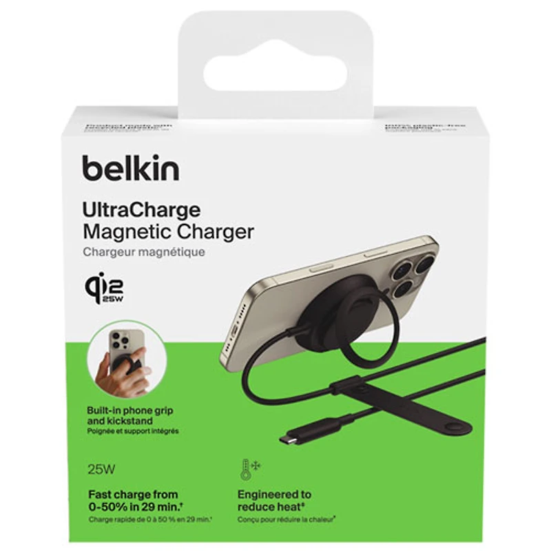 Belkin 25W Qi2 Wireless Charging Pad - Black