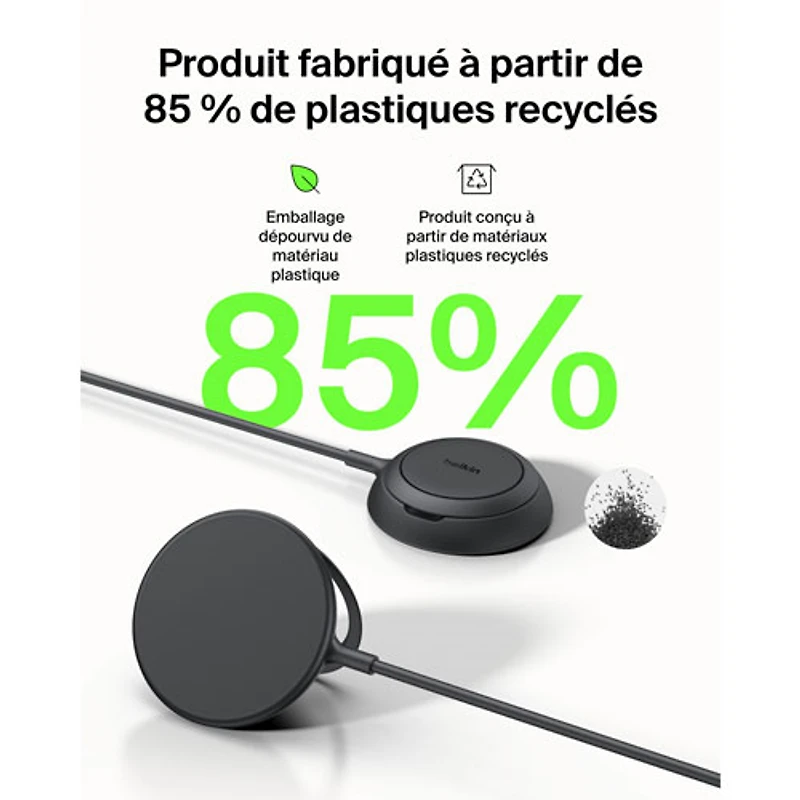 Belkin 25W Qi2 Wireless Charging Pad - Black