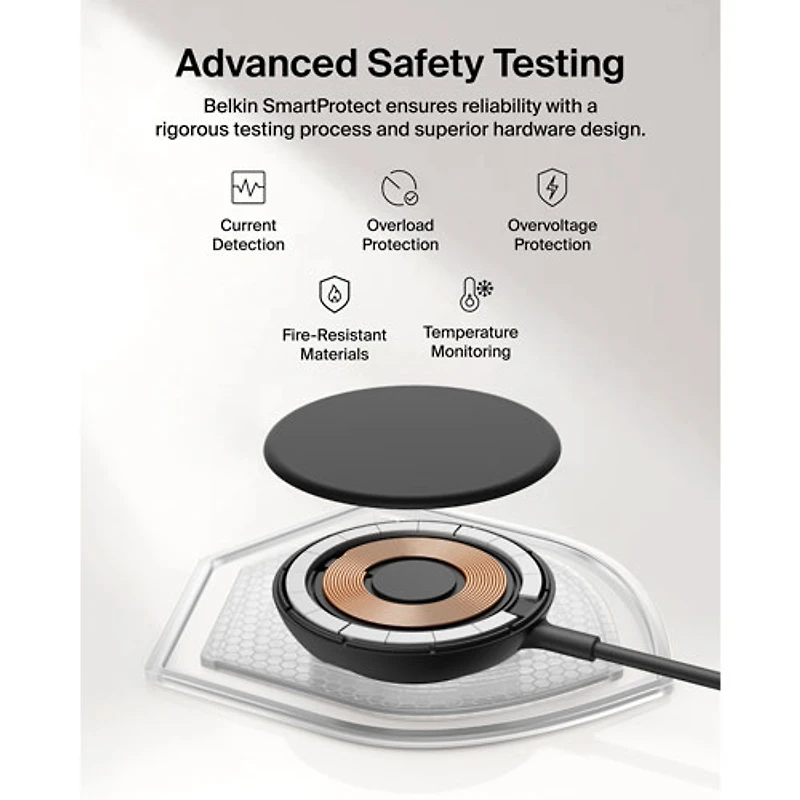 Belkin 25W Qi2 Wireless Charging Pad - Black