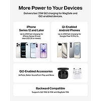 Belkin 25W Qi2 Wireless Charging Pad - Black