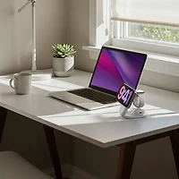 Belkin 3-in-1 25W Qi2 Wireless Charging Station with MagSafe - White