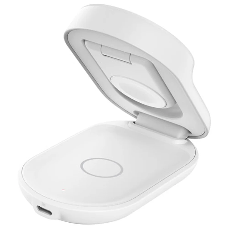 Belkin 3-in-1 25W Qi2 Wireless Charging Station with MagSafe - White