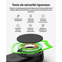 Belkin 3-in-1 25W Qi2 Wireless Charging Station with MagSafe - Black