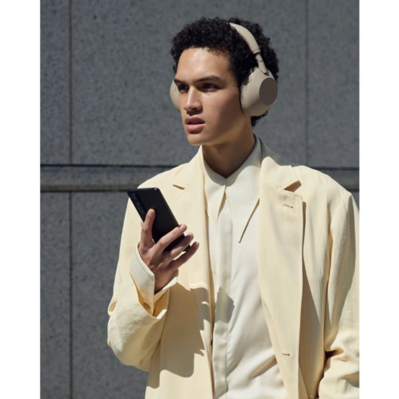 Sony WH-1000XM6 Over-Ear Noise Cancelling Bluetooth Headphones - Sandstone
