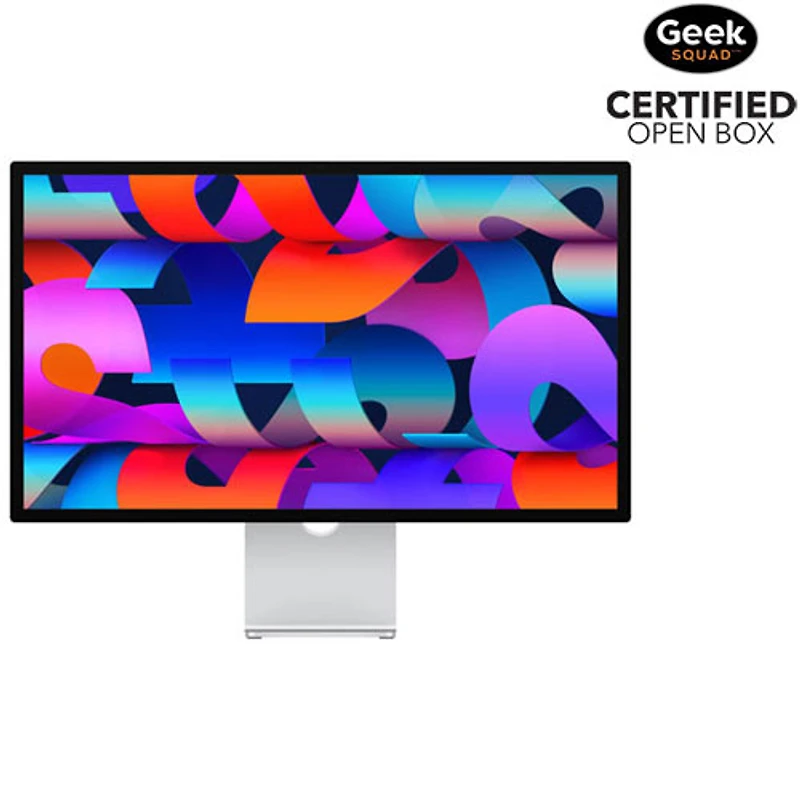 Boîte ouverte - Moniteur inclinable Retina 5K verre standard 27 po Studio Display d'Apple (MFEX4CL/A)