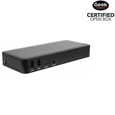 Open Box - Targus USB-C Multi-Function DisplayPort Alt. Mode Triple Video Docking Station - Gray (DOCK430USZ)