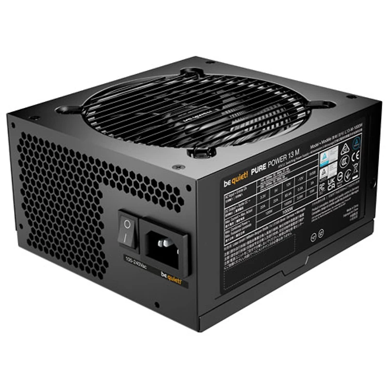 Be Quiet Pure Power 1000-Watt ATX 3.1 Modular Power Supply