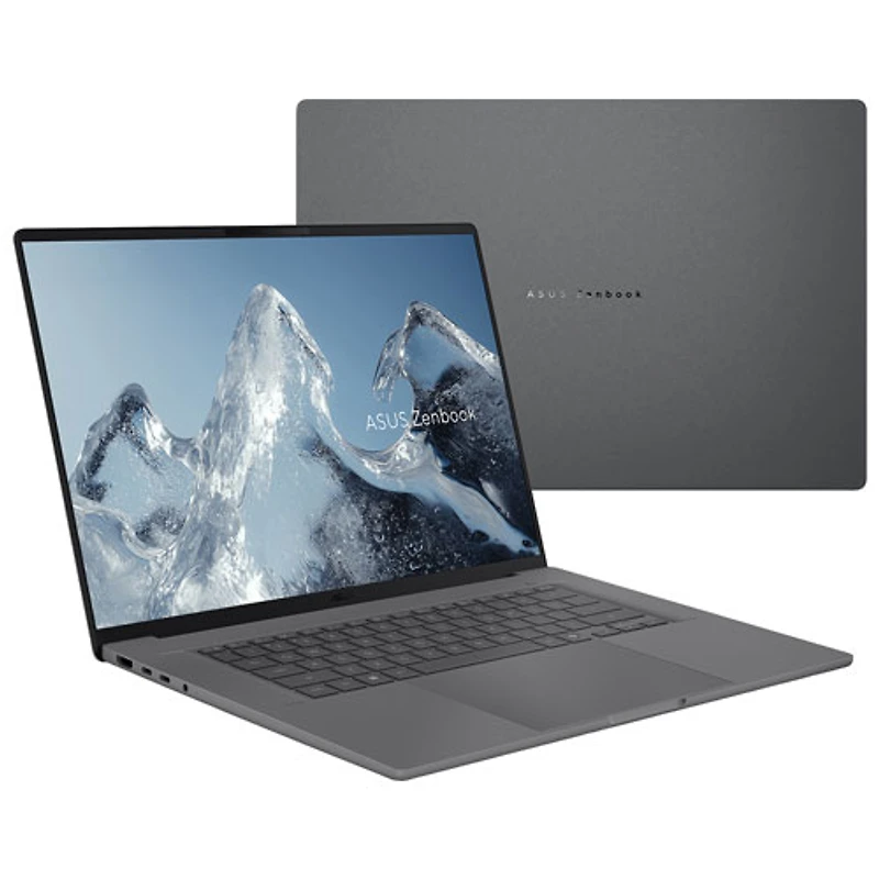 ASUS Zenbook A16 16" Laptop - Iceland Grey (Snapdragon X X1 26 100/16GB RAM/512GB SSD/Windows 11 Home)