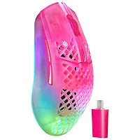 Souris de jeu Bluetooth de 26 000 ppp Aerox 3 de 2e génération de SteelSeries - Magenta