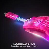 Souris de jeu Bluetooth de 26 000 ppp Aerox 3 de 2e génération de SteelSeries - Magenta