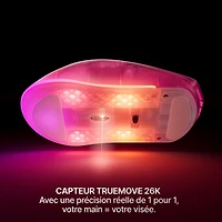 Souris de jeu Bluetooth de 26 000 ppp Aerox 3 de 2e génération de SteelSeries - Magenta