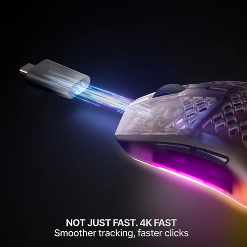 SteelSeries Aerox 3 Gen 2 26000 DPI Bluetooth Gaming Mouse - Black
