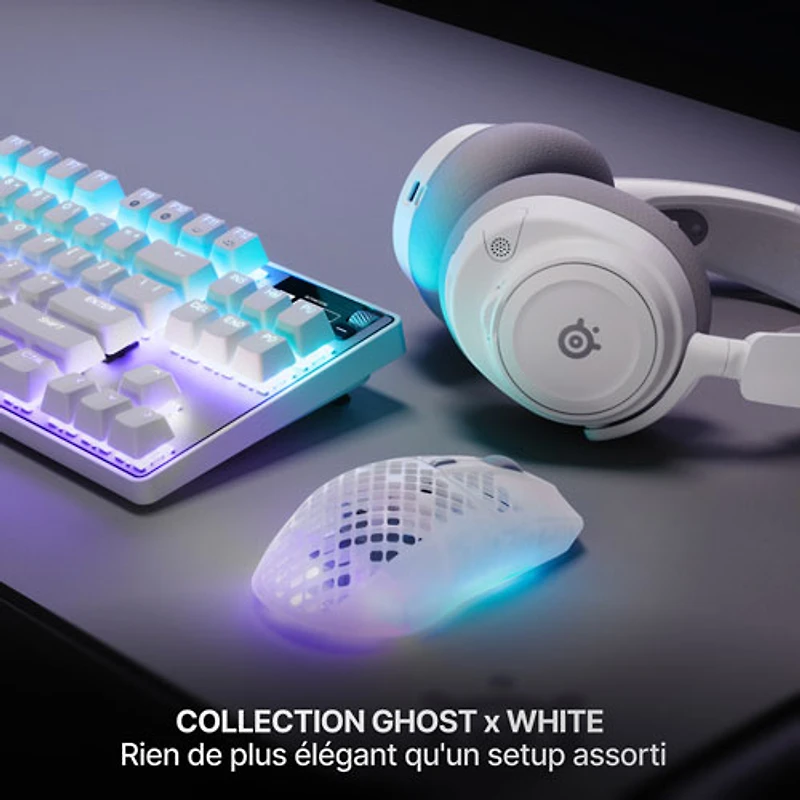 Souris de jeu Bluetooth de 26 000 ppp Aerox 3 de 2e génération de SteelSeries - Shadow