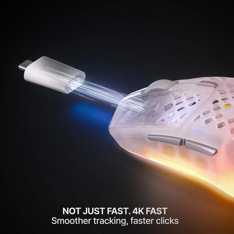 Souris de jeu Bluetooth de 26 000 ppp Aerox 3 de 2e génération de SteelSeries - Shadow