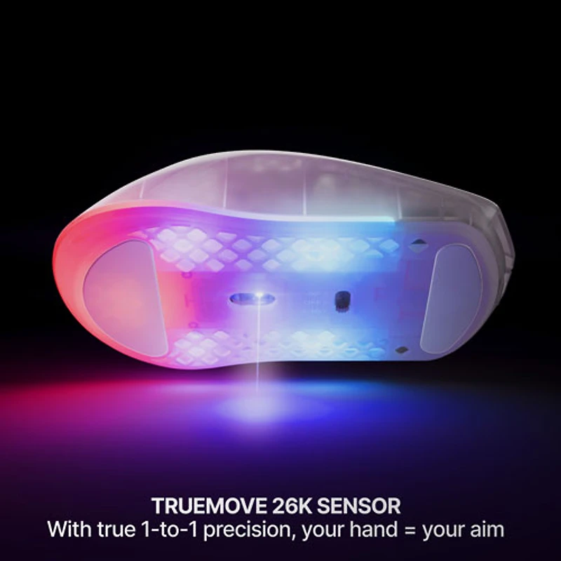 Souris de jeu Bluetooth de 26 000 ppp Aerox 3 de 2e génération de SteelSeries - Shadow
