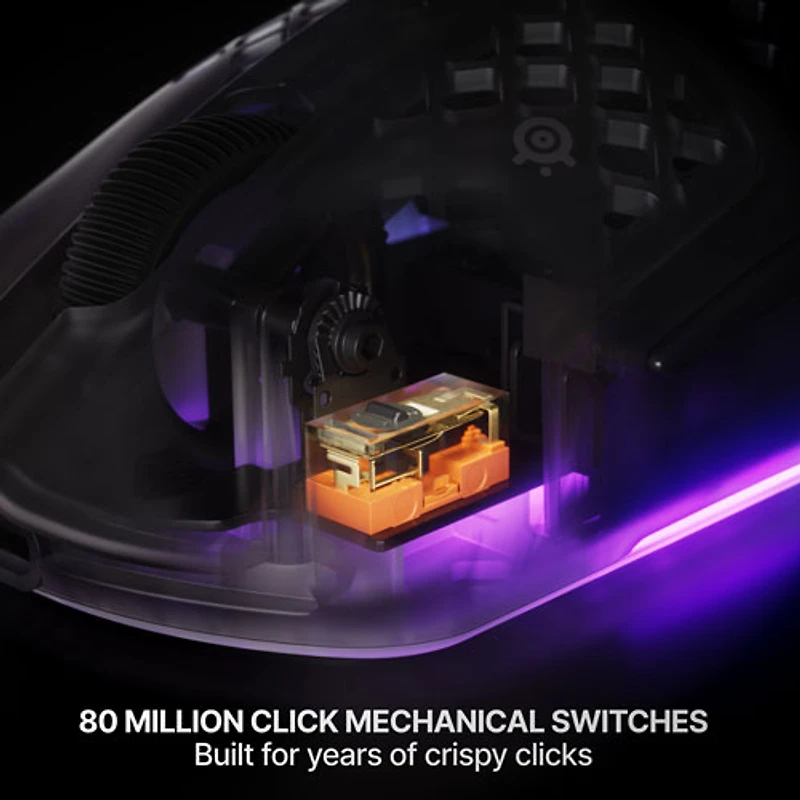 Souris de jeu Bluetooth de 26 000 ppp Aerox 3 de 2e génération de SteelSeries - Shadow