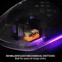 Souris de jeu Bluetooth de 26 000 ppp Aerox 3 de 2e génération de SteelSeries - Shadow