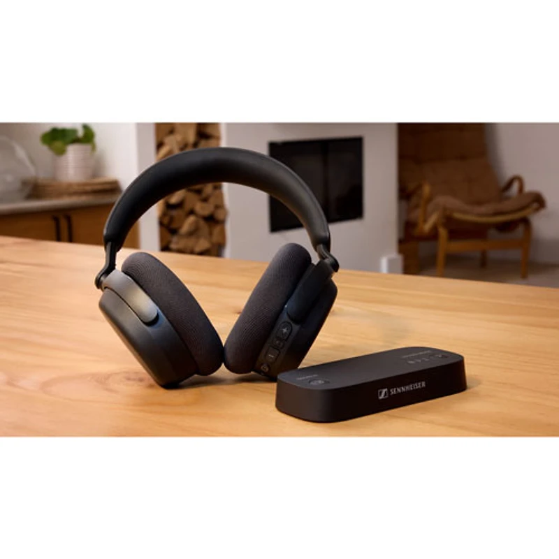 Casque d'écoute Bluetooth RS275 de Sennheiser avec émetteur pour téléviseur - Noir