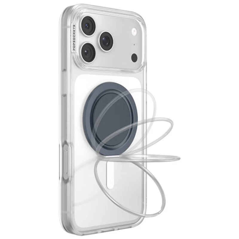 PopSockets MagSafe Low-Pro Universal Cell Phone Expanding Grip - Navy