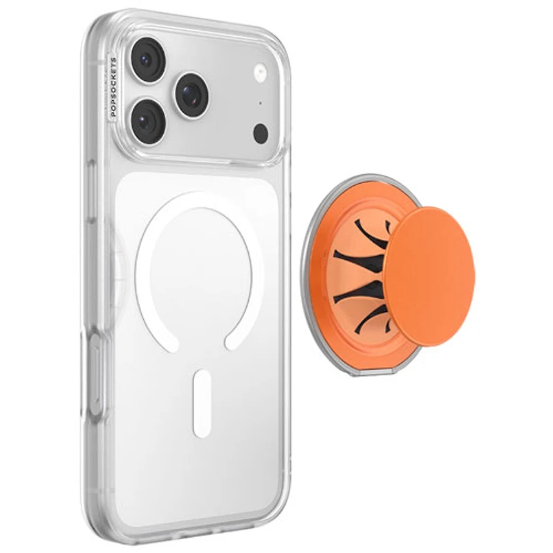 Prise extensible universelle MagSafe Low-Pro pour cellulaire de PopSockets - Orange