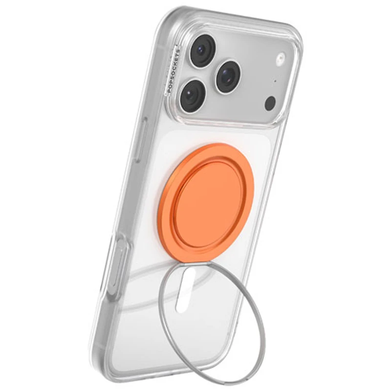 Prise extensible universelle MagSafe Low-Pro pour cellulaire de PopSockets - Orange