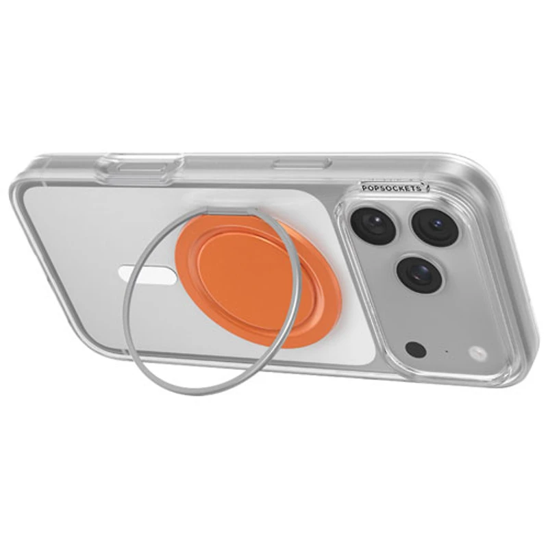 Prise extensible universelle MagSafe Low-Pro pour cellulaire de PopSockets - Orange