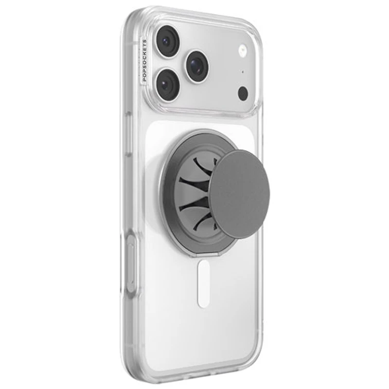 Prise extensible universelle MagSafe Low-Pro pour cellulaire de PopSockets - Gris foncé