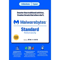 Malwarebytes Premium (PC/Mac) - 3 Devices - 1 Year - Digital Download