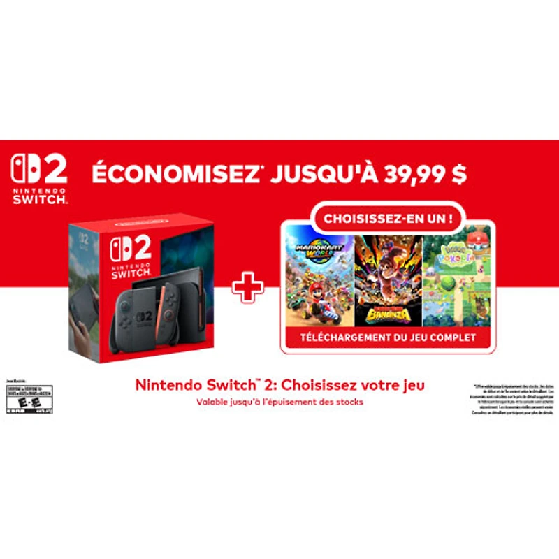 Nintendo Switch 2 Choose Your Game Bundle