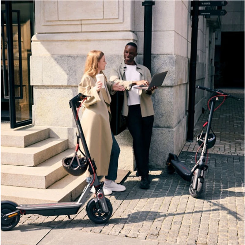 Segway Ninebot eKickScooter F3 Electric Scooter (1000 W Motor/ Up to 70km Range/ 32km/h Top Speed) - Grey