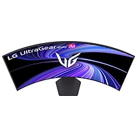 Moniteur de jeu incurvé DELO 5K 165 Hz GàG 0,03 ms G-Sync FreeSync UltraGear evo AI de 45 po de LG (45GX950B) - Noir