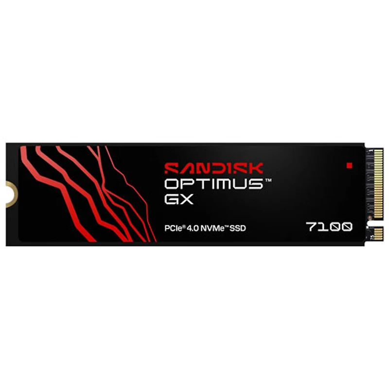 Disque SSD interne NVMe PCI-e Gen 4.0 1 To Optimus GX 7100 de Sandisk (SDSP71100TAT-000E0)