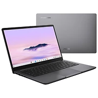 Portable Chromebook Plus CX14 de 14 po d'ASUS - Gris pierre (Core 3-N355 d'Intel/eMMC 128 Go/RAM 8 Go/ChromeOS)