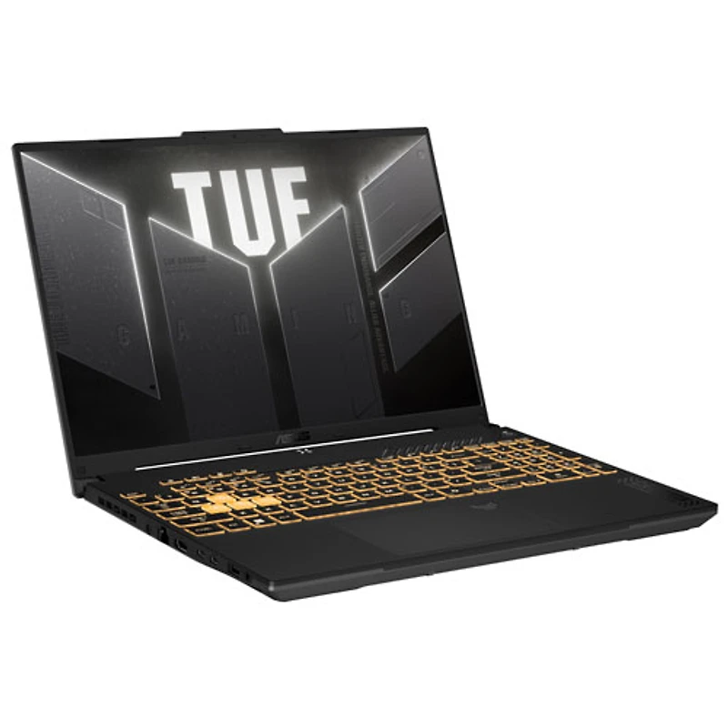 Portable de jeu 16 po TUF Gaming F16 d'ASUS - Gris méca (Core 5 205H Intel/RAM 16 Go/SSD 512 Go/GeForce RTX 3050/Windows 11)
