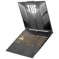 Portable de jeu 16 po TUF Gaming F16 d'ASUS - Gris méca (Core 5 205H Intel/RAM 16 Go/SSD 512 Go/GeForce RTX 3050/Windows 11)