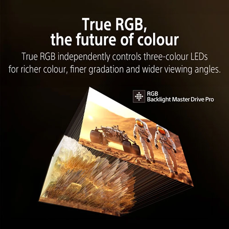 Téléviseur Google DEL RGB véritable UHD 4K 120 Hz avec Gemini XR70M2 de 75 po BRAVIA 7 II de Sony (K75XR70M2) - 2026 - Idéal pour les films et les jeux