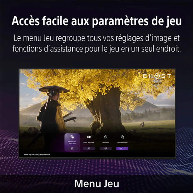 Téléviseur Google DEL RGB véritable UHD 4K 120 Hz avec Gemini XR70M2 de 75 po BRAVIA 7 II de Sony (K75XR70M2) - 2026 - Idéal pour les films et les jeux