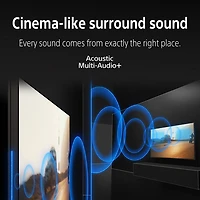 Téléviseur Google DEL RGB véritable UHD 4K 120 Hz avec Gemini XR70M2 de 75 po BRAVIA 7 II de Sony (K75XR70M2) - 2026 - Idéal pour les films et les jeux