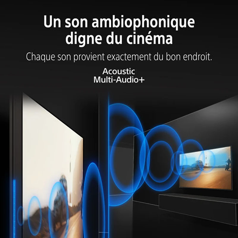 Téléviseur Google DEL RGB véritable UHD 4K 120 Hz avec Gemini XR70M2 de 75 po BRAVIA 7 II de Sony (K75XR70M2) - 2026 - Idéal pour les films et les jeux