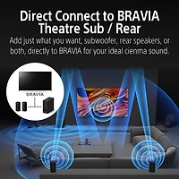 Téléviseur Google DEL RGB véritable UHD 4K avec Dolby Vision, 120 Hz et Gemini XR70M2 de 85 po BRAVIA 7 II de Sony (K85XR70M2) - 2026 - Idéal pour les films et les jeux