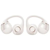 Écouteurs boutons 100 % sans fil ouverts OpenDots 2 de Shokz avec Dolby Audio - Blanc