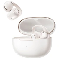 Écouteurs boutons 100 % sans fil ouverts OpenDots 2 de Shokz avec Dolby Audio - Blanc