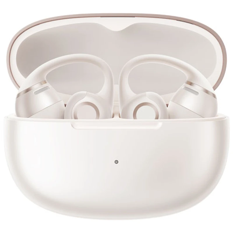 Écouteurs boutons 100 % sans fil ouverts OpenDots 2 de Shokz avec Dolby Audio - Blanc