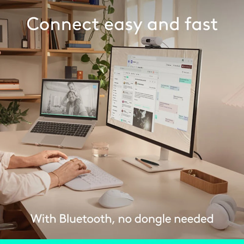 Logitech Signature Comfort Plus M850 L Bluetooth Optical Mouse - White