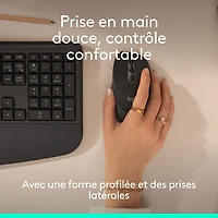 Souris optique Bluetooth Signature Comfort Plus M850 L de Logitech - Noir