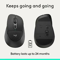 Souris optique Bluetooth Signature Comfort Plus M850 L de Logitech - Noir