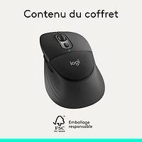 Souris optique Bluetooth Signature Comfort Plus M850 L de Logitech - Noir