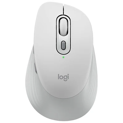 Souris optique Bluetooth Signature Comfort M840 L de Logitech - Blanc