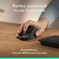 Logitech Signature Comfort M840 L Bluetooth Optical Mouse - Black