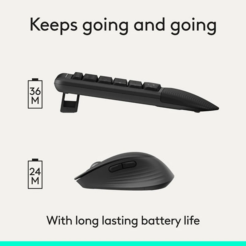 Ensemble clavier et souris optique avancés Bluetooth Comfort Plus MK880 de Logitech - Français